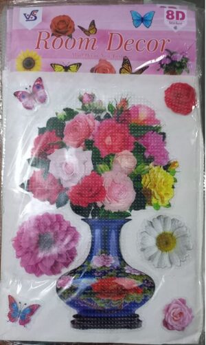 __ROOM DECOR STICKER FLOWER POT MRP RS 40 (RACK B2)