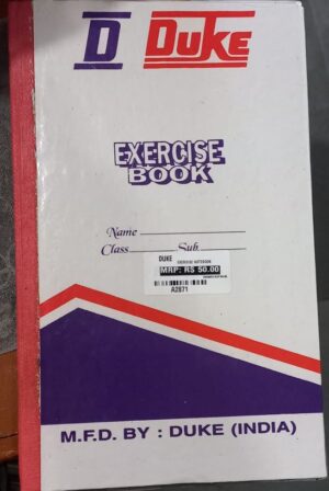 DUKE HARD BOUND REGISTER MRP RS 50.00