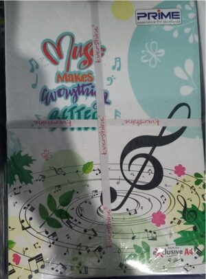 EVERSHINE A4 NOTEBOOK MRP RS 55 + 60