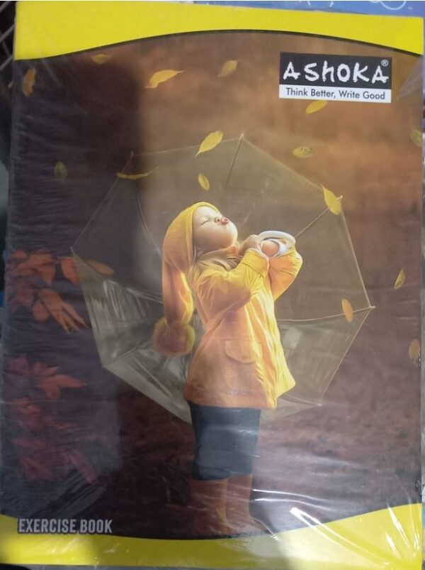 ASHOKA NOTEBOOK 4 LINE MRP RS 75