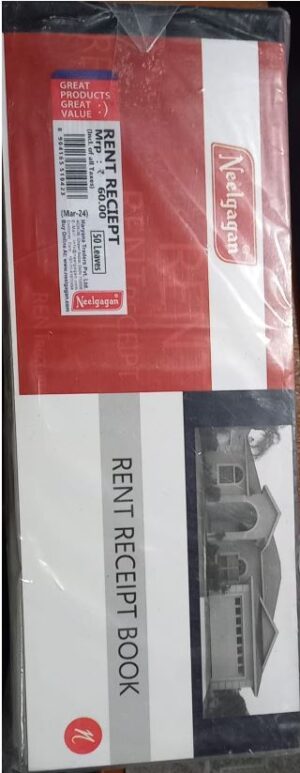 NEELGAGAN RENT RECEIPT BOOK MRP RS 60 G2L3.