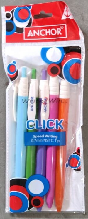 ANCHOR A CLICK BALL PEN BLUE MRP RS 7 G2K1