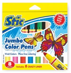 STIC JUMBO COLOR PEN 8 SHADES MRP RS 100 G2J1