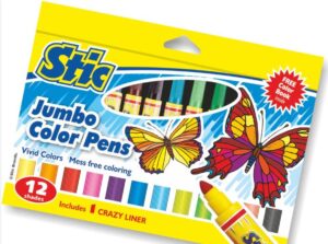 STIC JUMBO COLOR PEN 12 SHADES MRP RS 150 G2J1