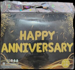 __HAPPY ANNIVERSARY FOIL BALLOON GOLDEN MRP RS 200 (RACK A4)