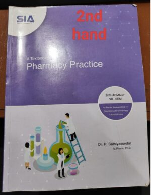 PHARMACY PRACTICE SIA 7TH SEM RS 169 2ND HAND