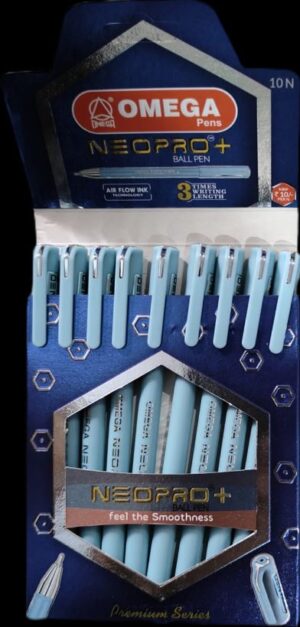 OMEGA NEO PRO PLUS BALL PEN BLUE MRP RS 10 G2G3