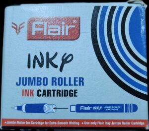 FLAIR INK ROLLER CARTRIDGE BLACK MRP RS 10 BOX S1