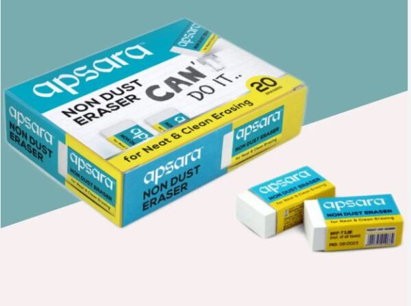 APSARA NON DUST ERASER PKT MRP RS 60 (G2J4)