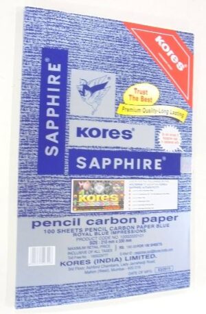 KORES SAPHIRE CARBON PAPER PKT BLUE MRP RS 280 G2H3