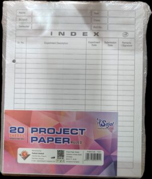 SAJAL PUNCH PAPER BOTH SIDE RULLED MRP RS 45