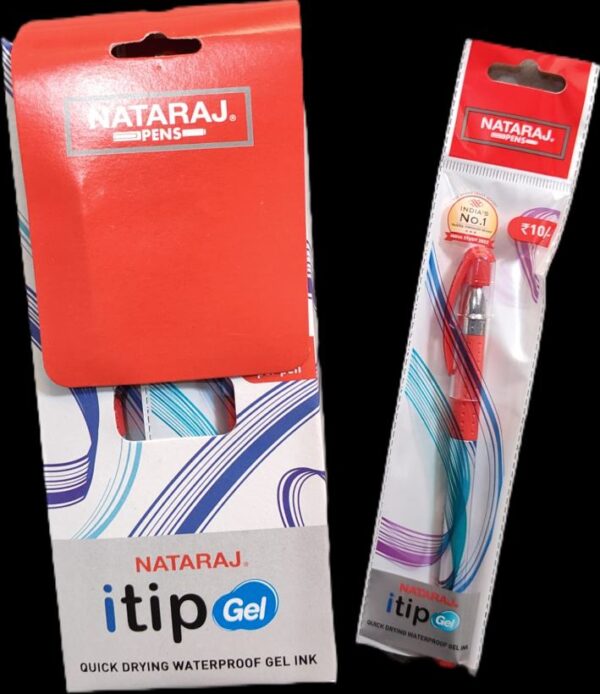 NATRAJ I TIP GEL RED MRP RS 10 G2F2