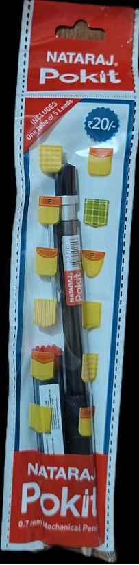 NATRAJ POKIT MECHANICAL PENCIL 0.7 MM MRP RS 20 (G2M3)
