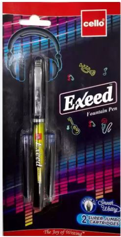 CELLO EXCEED INK PEN MRP RS 55 G2F1