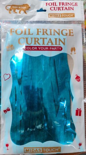 __FOIL FRINGE CURTAIN SKY BLUE MRP RS 75 (RACK C4)