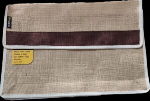 WORLDONE JUTE BUTTON BAG MRP RS 175 G2L4