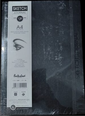 SCHOLAR A4 SKETCH JOURNAL PORTAL MRP RS 480 G2H3