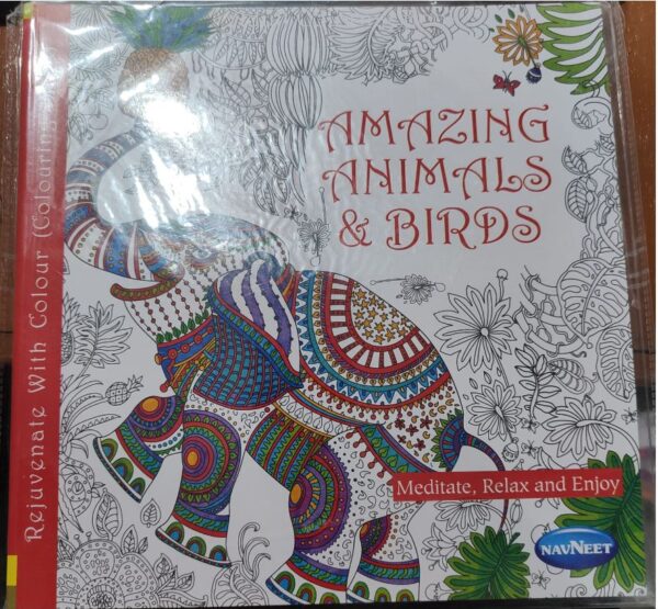 __NAVNEET COLORING BOOK AMAZING ANIMALS AND BIRDS MRP RS 250 (BOX NO.10)