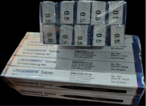 __LINOGRAPH TECHNICAL PEN 0.5 MM MRP RS 150 (TECHNICAL PEN BOX)