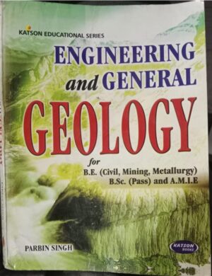 ENGINEERING AND GENERAL GEOLOGY PARBIN SINGH NEW BOOK RACK A3 MRP 350