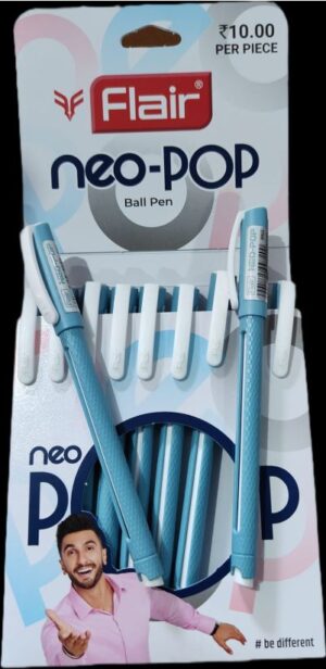 FLAIR NEO POP BALL PEN BLUE MRP RS 10 G2F3