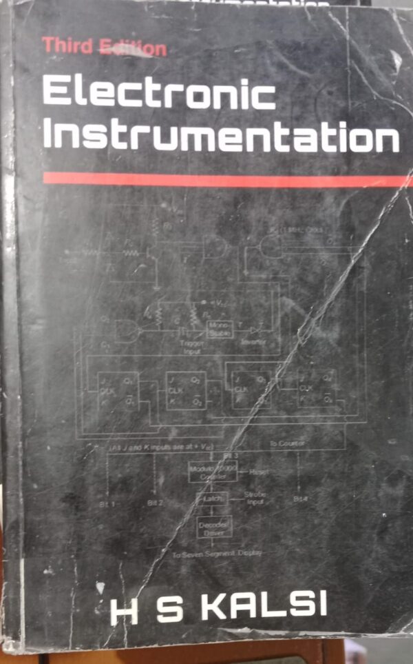 ELECTRONIC INSTRUMENTATION H S KALSI 2ND HAND BOOK RACK B5 MRP 535
