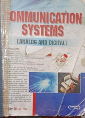 COMMUNICATION SYSTEMS (ANALOG AND DIGITAL) SANJAY SHARMA 2ND HAND BOOK RACK B3 MRP 495