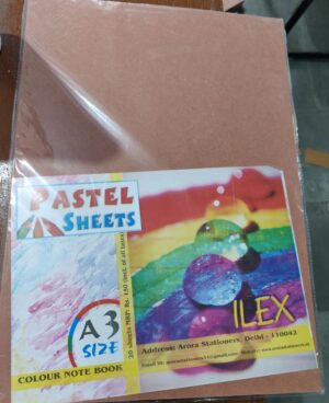 PASTEL SHEET A3 PKT BROWN MRP RS 150 G3J2(SR 200)