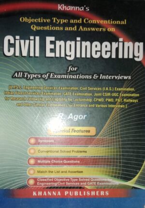 CIVIL ENGINEERING R AGOR 2ND HAND BOOK RACK C1 MRP 699