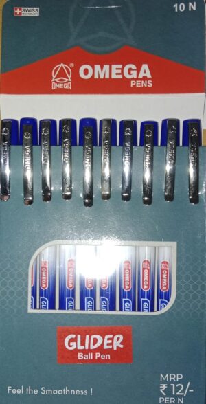 OMEGA GLIDER BALL PEN BLUE RACK G2G2 MRP 12