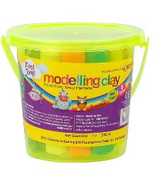 KORES CLAY BUCKET (200+ 180) GRAM MRP RS 99(G2H4)