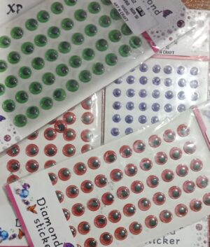 __GOOGLY EYES COLOURFUL GOOGLY EYE HANGING ART N CRAFT MRP 40