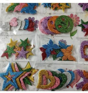 __GLITTER STICKER OR SPARKLE STICKER MRP 15 HANGING ON WALL