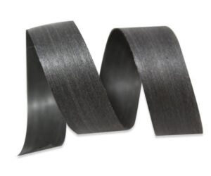 __ BLACK COLOUR SATIN PLASTIC CURLING RIBBONS 1 INCH MRP 25 RACK A4