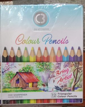 DOMS C3 PENCIL COLORS MRP 20 RACK G2B3