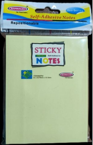 BAMBILIO STICKY NOTES 3 X 4 MRP RS 60 G2J2
