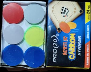 __CARROM STRIKER 4.5 MM MRP RS 10 (RACK D7)
