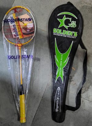 __BADMINTON RACKET WITH FULL COVER MRP RS 250