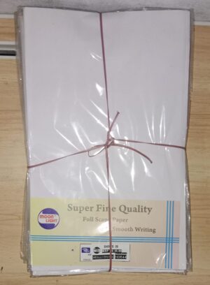 __ WHITE SHEET FULL SCAPE PAPER PKT MRP 35 RACK G3K3