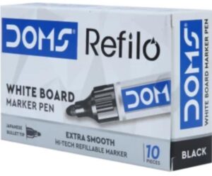 DOMS WHITE BOARD MARKER BLACK MRP RS 25 G2J2