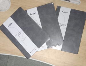 DIARY GREY COLOUR PRISMA NOTEBOOK A5 MRP 300 RACK G2K3