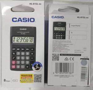 CASIO CALCULATOR HL 815 POCKET CALCULATOR MRP 175 RACK G2J3