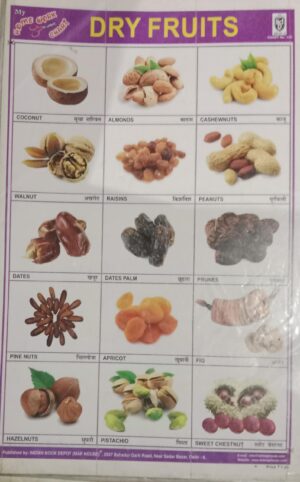 DRY FRUIT STICKER CHART NO 129 MRP 10 STACK 3