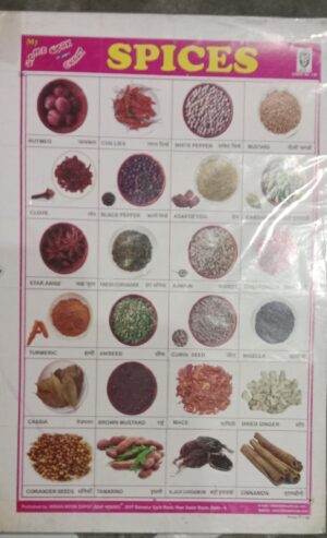 ////SPICES STICKER CHART NO 130 MRP 7