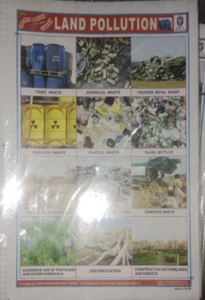LAND POLLUTION STICKER CHART NO 212A MRP 10 STACK 3