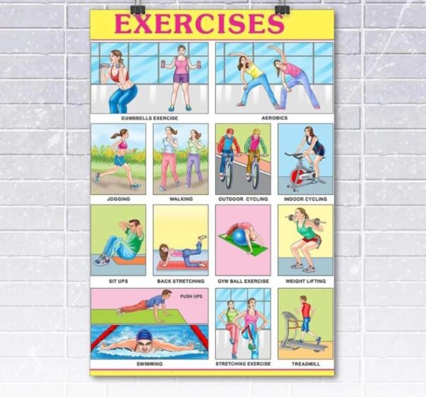 EXERCISE STICKER CHART NO 232 MRP 7 STACK 3