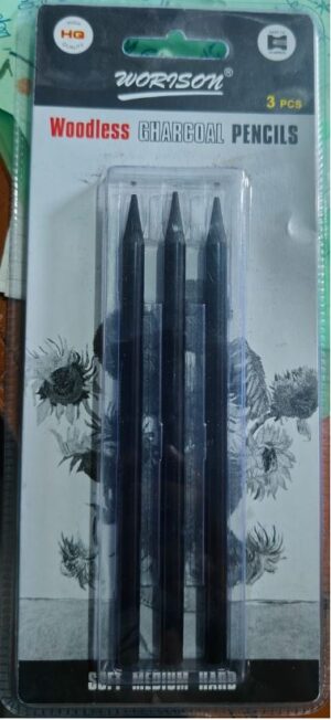 __WORRISON WOODLESS CHARCOAL PENCIL SET MRP RS 200 BOX S2