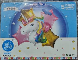 _UNICORN + STAR FOIL BALLON SET MRP RS 150 (RACK A4)