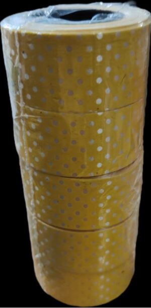 __YELLOW DOTTED CURLING RIBBON MRP RS 30 (RACK A4)