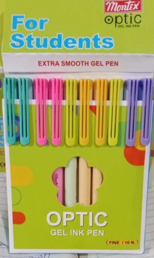 OPTICS GEL PEN BLUE MRP 10 RACK G2F3